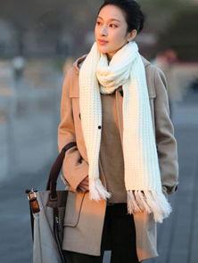 冬装明星照片,明星们的保暖潮流穿搭解析